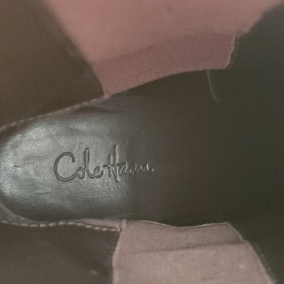 Cole Haan Chelsea Brown Ankle Strap Heeled Boots Size 7.5 - Picture 5 of 11
